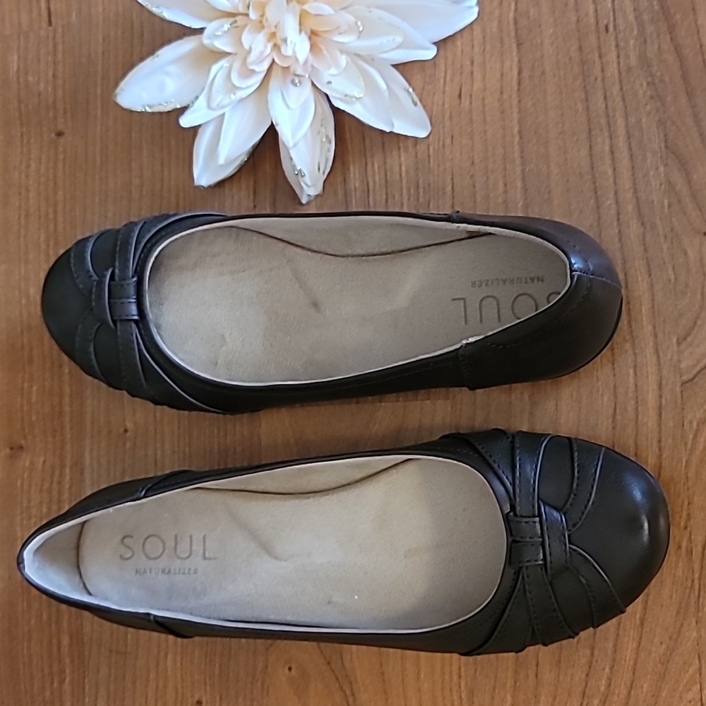 NEW! SOUL NATURALIZER Brown Ballet Flat Size 9.5
